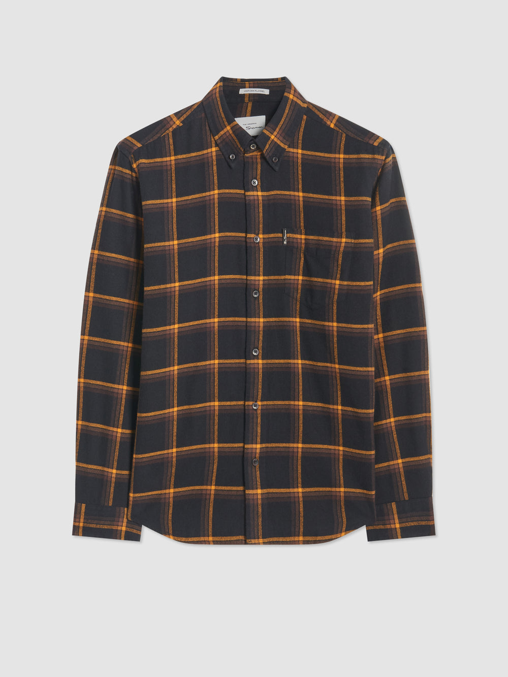 Chemises Ben Sherman Oversized Brushed Check Noir | AHN-88195319